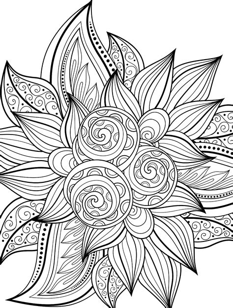 Adult color - Kawaii Doodle Adult Coloring Page. Printable adult coloring pages featuring themes like animals, holidays, nature, and more. 